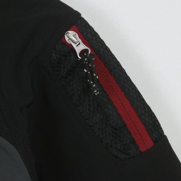 Snozu Boys Extra Small Black Gray Fleece Lined Soft Shell Full Zip Jacket - Picture 7 of 8